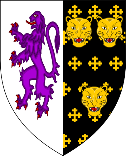 File:Escutcheon of Dene impaling Wood.png