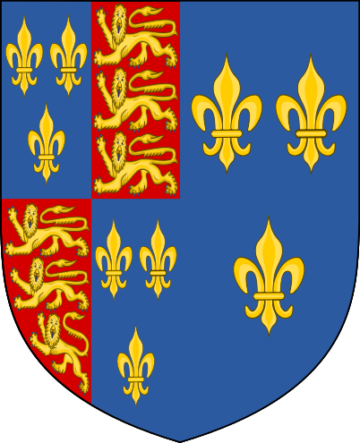 File:Escutcheon of Queen Catherine (de Valois) (1401-1437).png