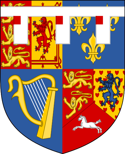 File:Escutcheon of Princess Mary (1723-1772).png