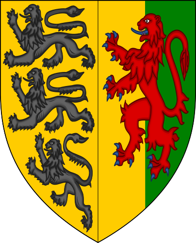 File:Escutcheon of Carew impaling Marshal.png