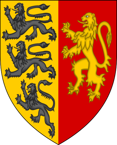 File:Escutcheon of Carew impaling FitzAlan.png