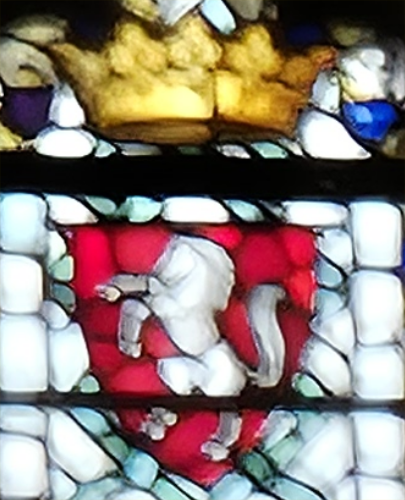 File:Exeter Cathedral Great West Window - Arms of Kent.png