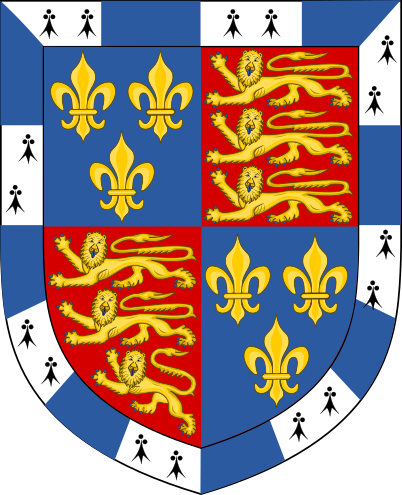 File:Escutcheon of Thomas Beaufort, Duke of Exeter (1377-1426).png
