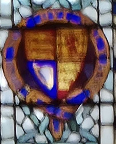 File:Exeter Cathedral Great West Window - Arms of the United KIngdom.png