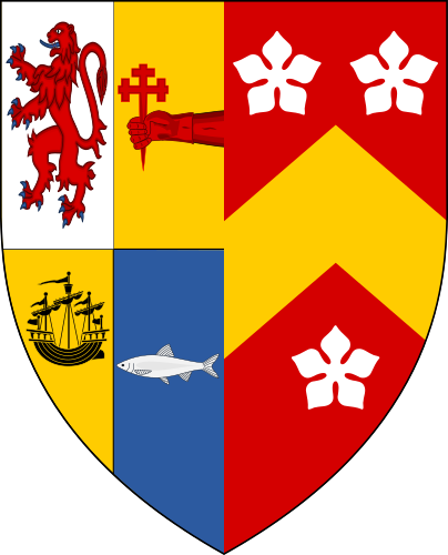 File:Escutcheon of Macdonald impaling Chambers.png