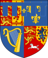 George III, King of Great Britain & Ireland; King of the United Kingdom (1738-1820) arms pre-1751