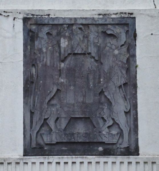 File:Swansea arms at Oystermouth Library.jpg