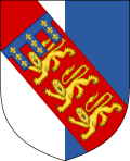 John Beaufort, Earl of Somerset (1371-1410) Gson of K Edward III arms before legitimization
