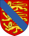 Henry, Earl of Lancaster (1281-1345) Gson of K Henry III arms before becoming Earl