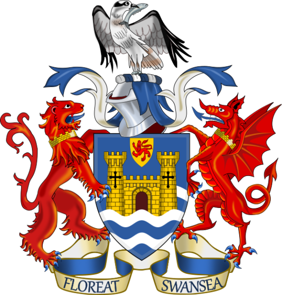 File:Coat of arms of Swansea Council.png